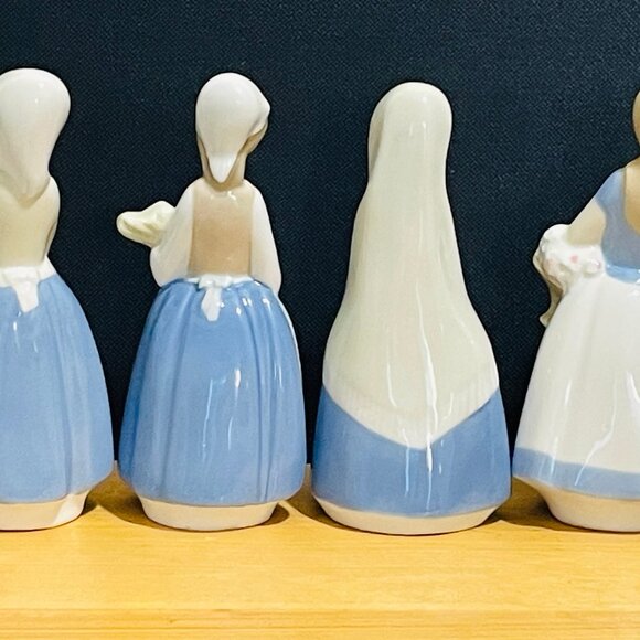 4 Vintage REX VALENCIA Porcelain Figurines ~ Handmade In Spain - Picture 2 of 9